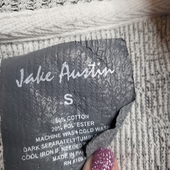 Jake Austin Light Heather Gray Sweater Size S - Picture 5 of 7